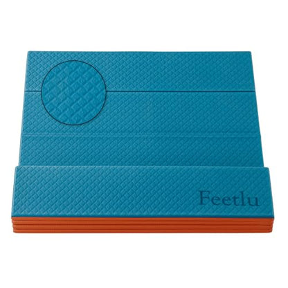 Foldable Yoga Exercise Mat, 6mm/8mm/10mm/12mm Thickness, 72 x 24 Inch - Lightweight, Anti-Slip, and Easy to Store for Yoga, Pilates, Home Workouts, and Floor Exercises