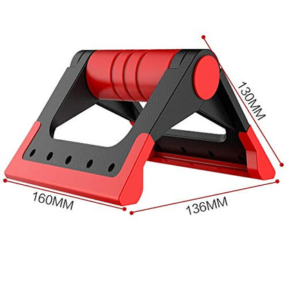 Folding Push-Up Bracket With Non-Slip Foam Handle Muscle Building Pipe Plug Anti-Slip Stands Chest Expander - color: D