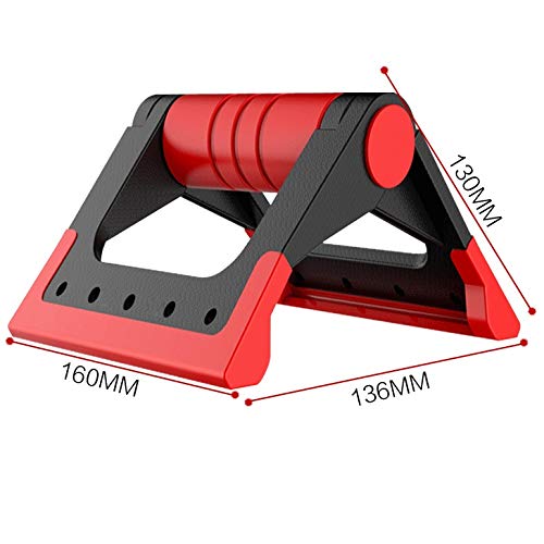 Folding Push-Up Bracket With Non-Slip Foam Handle Muscle Building Pipe Plug Anti-Slip Stands Chest Expander - color: E