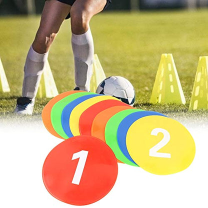Flat Cones Spot Markers for Soccer, PVC Football Discs Signs, for Basketball Sports Speed Training