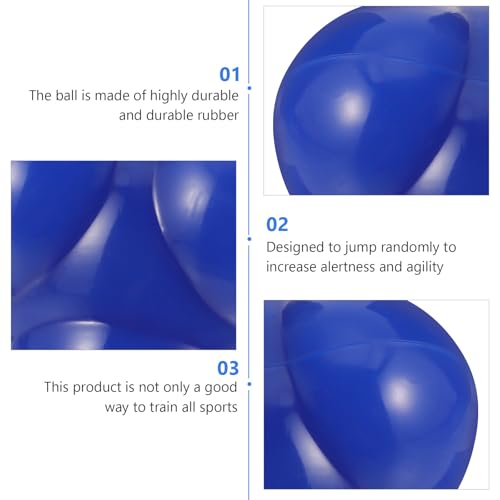 Agility Training Hexagonal Reaction Ball 68mm Large Silicone Fitness Ball for Speed and Reflex Training Indoor Sports Equipment