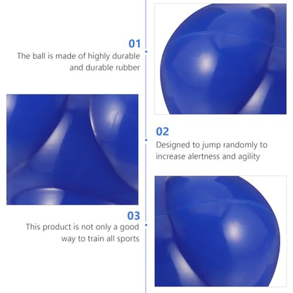 PartyKindom Silicone Hexagonal Reaction Ball 68mm Large Agile Training Ball Fitness Exercise Indoor Training Equipment for Baseball Agility and Hand-Eye Coordination