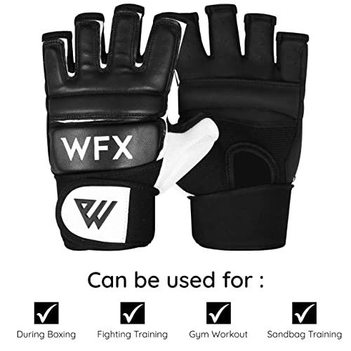 WFX Punch Bag Boxing Gloves Karate Mitts MMA Body Combat Taekwondo Training Martial Art Fighting Grappling Muay Thai TKD MMA Synthetic - size: Small