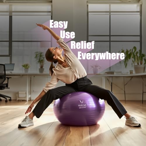 Inflatable Body Balance Ball Kit. Anti-Burst, Yoga-Ball, Luftpumpe, Workout-Program