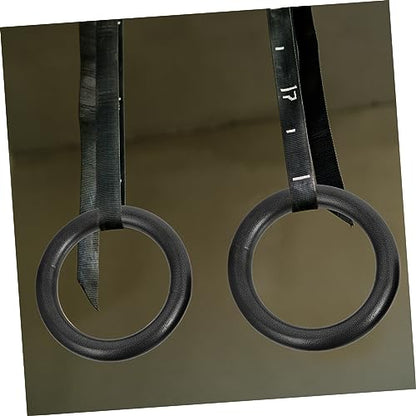 GANAZONO 2pcs Adjustable Gymnastics Rings Set for Home Fitness for Upper Body Strength Training and Calisthenics