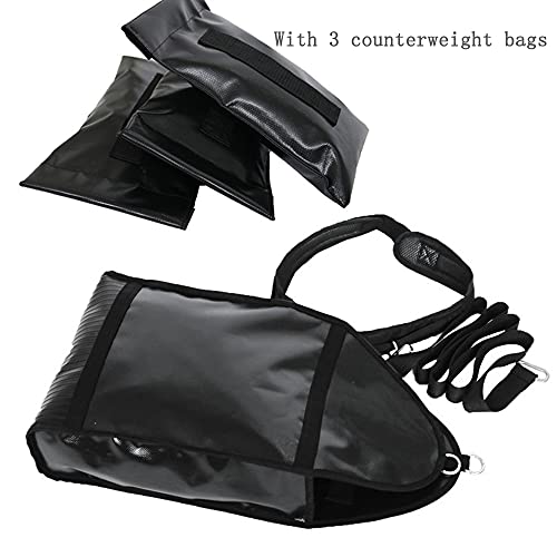 Running Weight Bag Speed Training Sandbag Adjustable Weight Sled Running Training Used for Speed Training for Sprinters with 3 Weight Sandbags