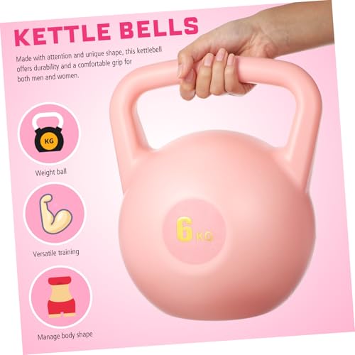 Water Filled Kettlebell Portable Compact Design Smooth Grip for Men Women Gym Workouts Strength Training Exercise Equipment for Home Travel
