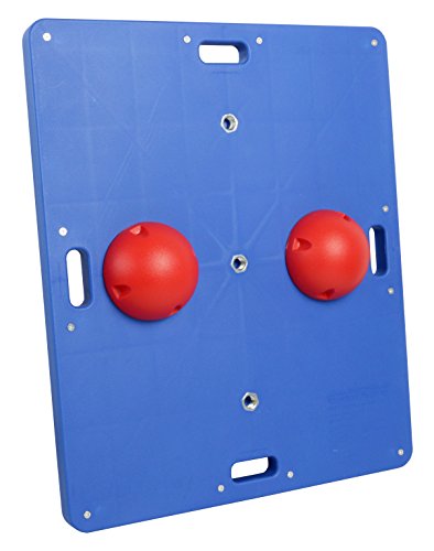 CanDo Balance Board 15x18 Inch, 1.5 Inch Height, Red - color: Red: Easy, style: Rectangular
