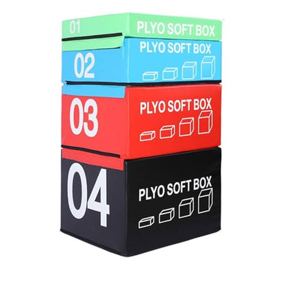 LICOME Jump Box Soft Foam Box Professional Physical Training Combination Box Used for Home Gym and Outdoor Exercise. Suitable for Agility Training and Speed Training - color: I