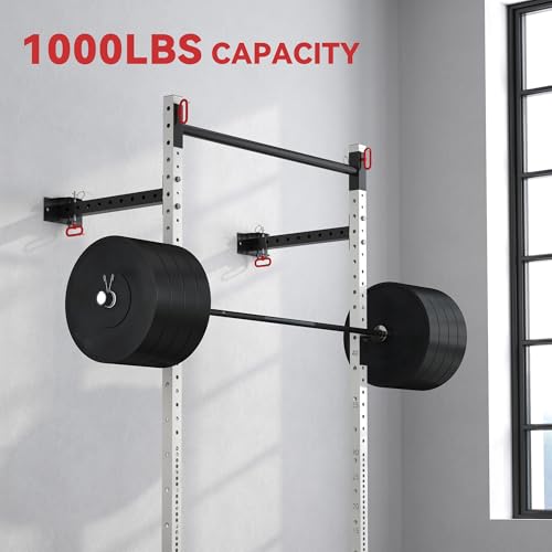 Soozier Adjustable Weight Bench with Dumbbell Rack Wooden Gym - color: White
