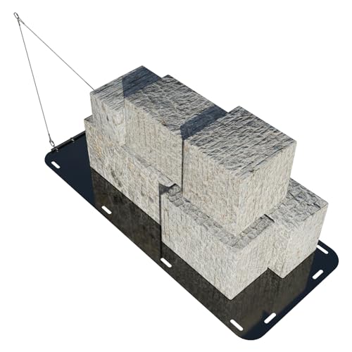 Efficraft HDPE Yard Drag Sled with Steel Pull Cable, 110.2x47.2 in 2200 lbs
