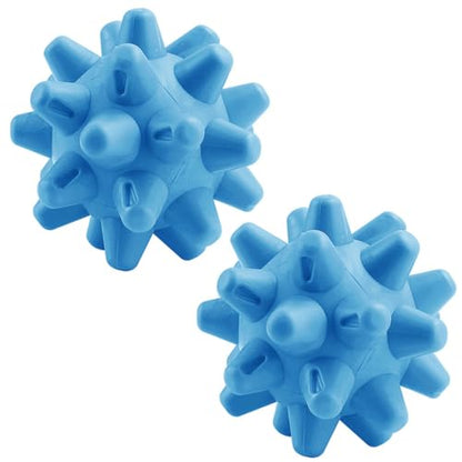 Massage Roll Balls, 2 Pack Spiky Massage Balls Deep Tissue Trigger Point and Myofascial Release for Plantar Fasciitis Relief, Muscle Recovery, 2.8 Inch Diameter (Blue) - color: Blue
