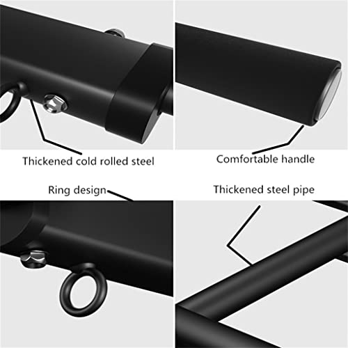 Wall Mounted Heavy Duty Bar Steel Home Gym Indoor Pull Up Training Fitness Equipment Load 200kg