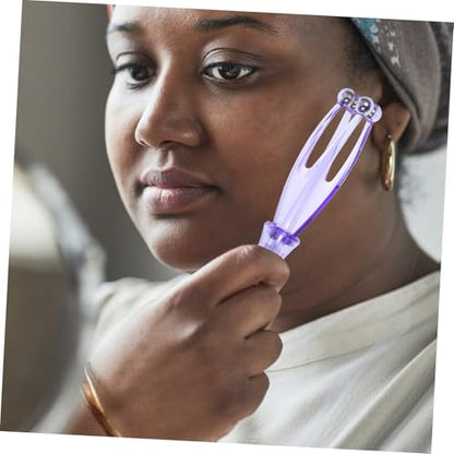 FOMIYES Hand Massager Roller Manual Finger Massager Handheld Fingers Roller Finger Roller Massage Tool, 17.00X3.00X2.00CM, Purple