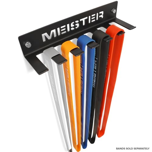Meister XSteel Wall Rack for Resistance Bands, Barbells, Belts and Gym Accessories