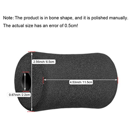 Foam Foot Pads Rollers Two Pair for Home Gym Exercise Machines Equipments Replacements with 1 Inch(2.5cm) Rod (Foam 4.53" X 2.56" Od X 0.87" Id) - color: Foam 4.53" X 2.56" Od X 0.87" Id