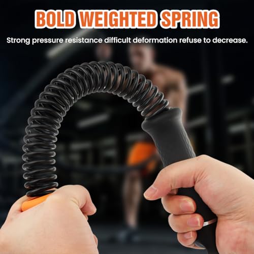 Ropeless Battle-Ropes (2-Pack) Portable Workout Ropes for HIIT Workouts,Cardio & Muscle Training, Low-Impact Training Heavy Duty Arm Exerciser for Strength Training