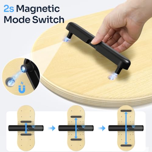 Sportneer Balance Board, 7-Mode Balance Trainer with Roller & Ball - color: Blue