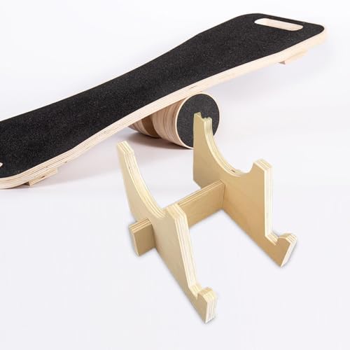 Colaxi Balance Board Storage Rack Roller Board Storage Stand Wooden Equipment Organization for Office, Home, Gym, Exercise