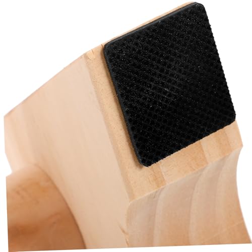 VANZACK 2pcs Wooden Parallettes for Push-ups and Calisthenics Non- Base Bars for Home Fitness Strength Training for Men and Women