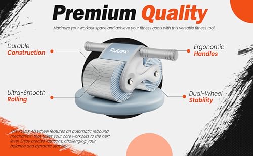 Ab Roller Wheel Ab Workout Equipment Ab Exercise Equipment Workout Equipment Home Gym Equipment Ab Machine for Men Women for Abdominal & Core Strength Training