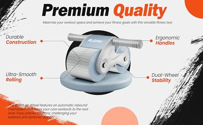 Ab Roller Wheel Ab Workout Equipment Ab Exercise Equipment Workout Equipment Home Gym Equipment Ab Machine for Men Women for Abdominal & Core Strength Training
