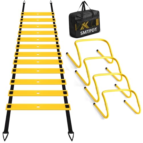 Agility Ladder,Soccer Training Equipment Set,Speed & Agility Training - color: Yellow