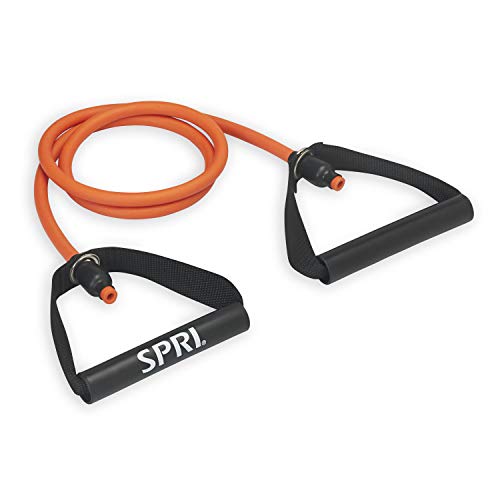 SPRI Resistance Bands with Handles - Exercise Resistance Tube Bands for Strength Training Fitness