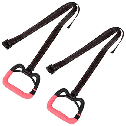 Toddmomy ’s Gymnastics Rings Set 1m with Adjustable Straps Pull-up Fitness Training Equipment Indoor Strength Exercise Bodybuilding Circles for Home Workout