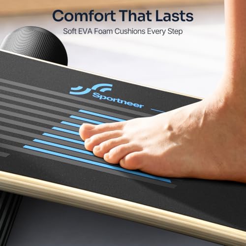 Sportneer Balance Board, 7-Mode Balance Trainer with Roller & Ball - color: Blue