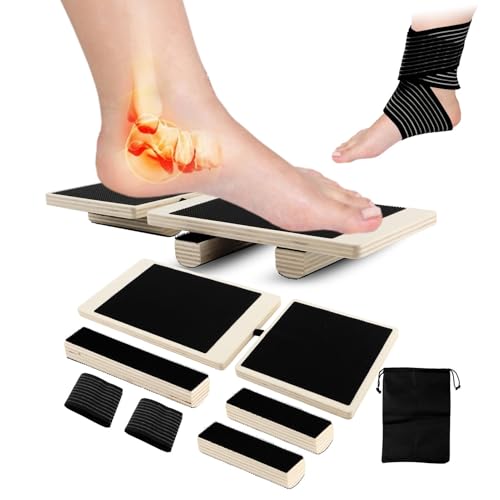 Ankle Strengthener, Ankle Balance Board Blackboard Foot Trainer Foot Strengthener for Injury Tehabilitation Posture Correction Stability Training