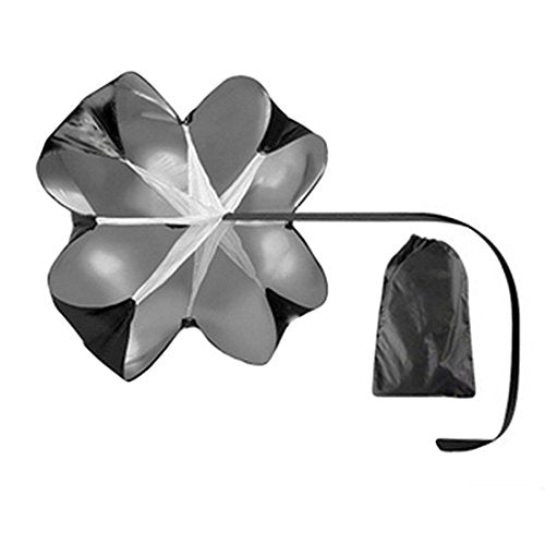 Parachute Running Parachute Running Exercise Dash Parachute Resistance Parachute Speed: The Power Up Speed Chute Resistance Training for Games, Practice, Sports, Gym, Equipment