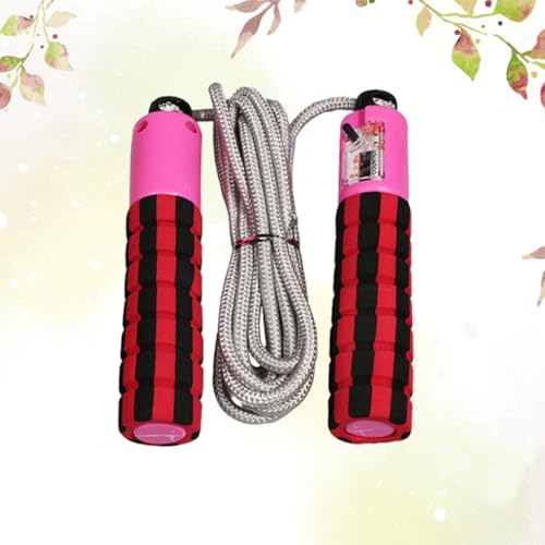 Ciieeo Automatic Counting Jump Rope with Digital Counter, Foam Handle Skipping Rope for Workout and Fitness Training, Adjustable Length for Gym Exercise and Cardio Random Color