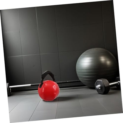 Workout Sandbag Kettlebell with Handle 30x30cm Red Water-fillable Weight Bag for Strength Training Home Gym Fitness