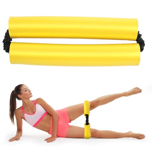 Hiboom Hip Core System, Loop Resistance Bands for Workout, Glute Workout Bands to Stretch and Strengthen Legs, Butt, Hips, Thighs and Glutes, Elastic Exercise Equipment for Women, Men - color: Yellow