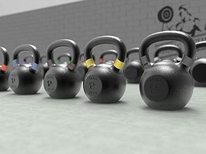Kettlebell Made for CrossFit & Gym Workouts - Real Cast Iron for Strength Training by Nordic Lifting
