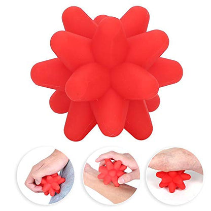 Brrnoo Silicone Massage Ball, Ball for Trigger Point Massage - Deep Tissue Massager for Myofascial Release - Mobility Ball for Exercise & Recovery, Foot Acupoint Trigger Point Massage