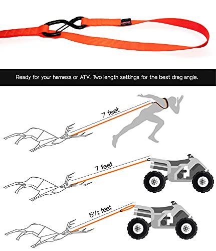 Minimalist Deer Drag Harness (Big & Tall to 60" Girth)
