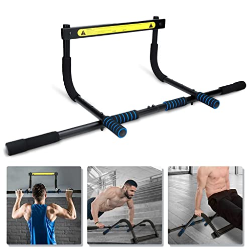 85CM Adjustable Door Frame Pull Up Bar 100KG Without Screws Robust with Foam for Workout Fitness Home Trainer Equipment