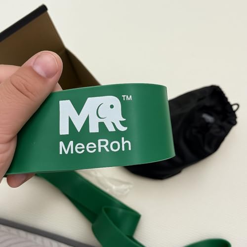 MeeRoh Pull Up Assist Band – Heavy Duty Resistance Band for Pull Ups – Premium Calisthenics Equipment for Home Gym – Assisted Pull Up Bands for Strength Training, Mobility & Pullup Bar Doorway Use