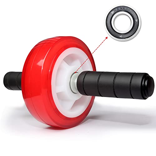 Ab Roller Wheel, Core Exercise Equipment - 880 lbs Weight Capacity, No Noise Ab Wheel for Home Gym Workout