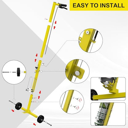 Marking Paint Wand, Compatible with Inverted Striping Paint (T-Tip Nozzle) | Striping Line Painting Wand for Parking Lots, Warehouses, Utility Marking, or Athletic Fields