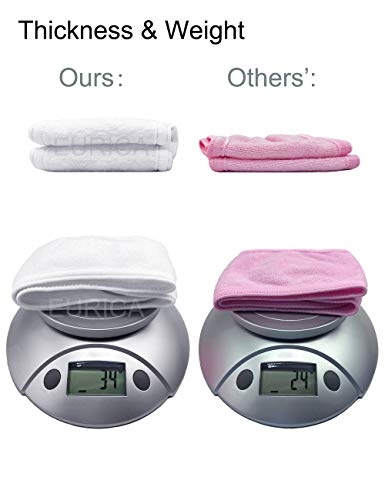 Spa Headband Sweat Towel Wrap Non-Slip Stretchable Washable for Face Wash, Facial Treatment, Sports (White 5pcs)