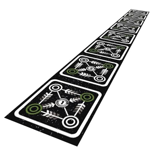 Soccer Training Mat - Non-Slip Agility Speed Ladder, Footwork Drill Equipment for Athletic Performance, Portable Coordination Workout | Professional Sports Conditioning Tool Kids Youth Adults
