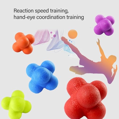 Fitness Balls Bounce Agility Reflexes Reaction Coordination Training Reaction Hexagon Agility Training