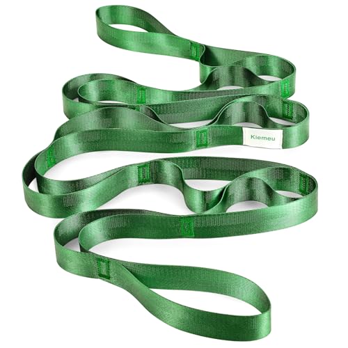 Stretch Strap With Loops For Physical Therapy And Yoga, 8 ft Long