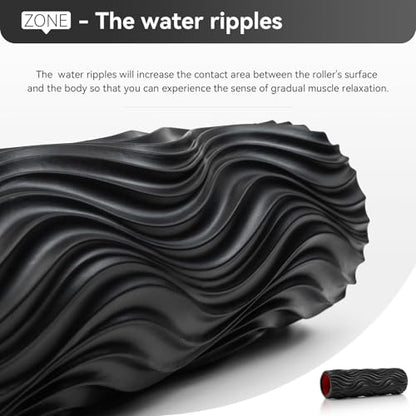 Foam Roller High-Density Exercise Roller, Deep Tissue Muscle Massage, Stretching, Relieves Muscles, Improves Mobility, Fitness Roller for Pilates, Yoga, Ideal for Athletes, Beginners & Recovery