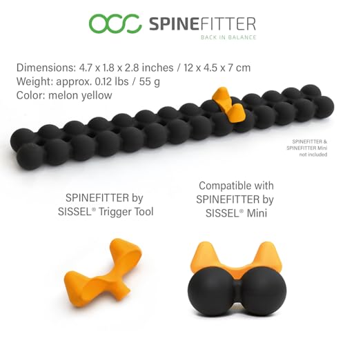 Spinefitter Trigger Tool by Sissel, Trigger Tool for Deep Pressure Massage, add on for Back Stretcher, Back Cracker for Upper & Lower Back Relief, Spine Decompressor, Trigger Tool