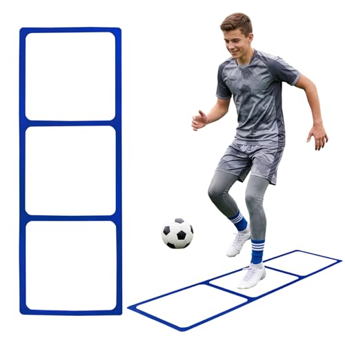 One-Piece Silicone Agile Ladder 1 PC Suitable for Sports & Fitness Step Training Soccer Footwork Practice Street Dance Step Training Auxiliary Kit for Various Indoor and Outdoor Floor Areas