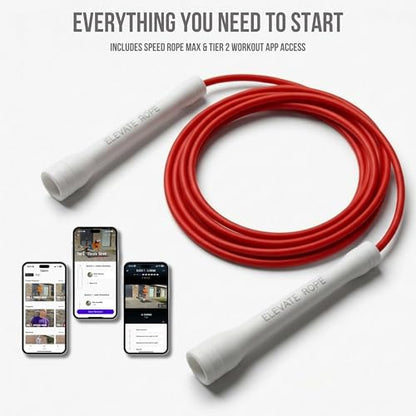 Elevate Rope Pro-Grade Speed Rope - color: Red